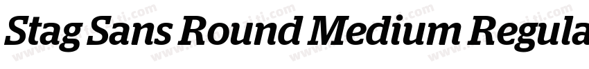 Stag Sans Round Medium Regular字体转换